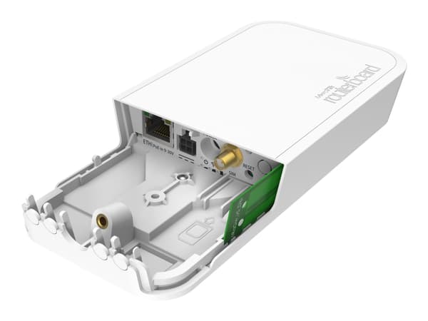 MikroTik wAP LR9 kit - Gateway - 100Mb LAN - Wi-Fi, LoRaWAN - 2.4 GHz