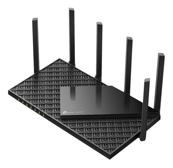 tplink AX5400 Tri-Band Wi-Fi 6E-ruter Sort