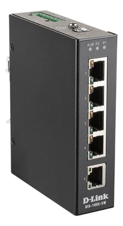 D-Link 5 Port Unmanaged Switch with 5 x 10/100 BaseT(X) ports Sort