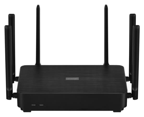 Xiaomi Router AX3200, Wi-Fi 6 (802.11ax), Kaksitaajuus (2,4 GHz/5 GHz), Ethernet LAN, Musta, Pöytäreititin