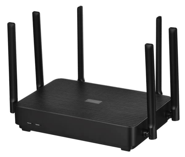 Xiaomi Router AX3200, Wi-Fi 6 (802.11ax), Kaksitaajuus (2,4 GHz/5 GHz), Ethernet LAN, Musta, Pöytäreititin