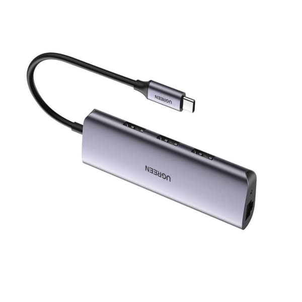 Ugreen 60718 Notebook Dock & Port Replicator Kabelført USB 3.2 Gen 1 (3.1 Gen 1) Type-C Grå