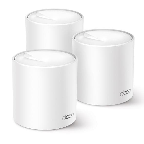 TP-Link Deco X50 (3-pak) Dual-band (2,4 GHz / 5 GHz) Wi-Fi 6 (802.11ax) Hvid intern Hvid