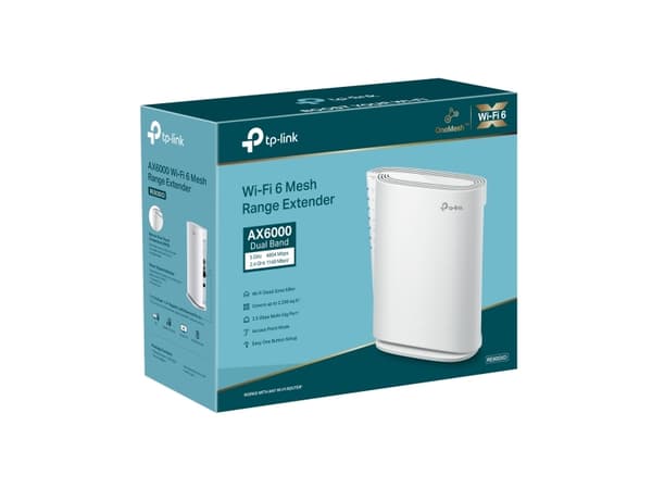 TP-Link RE900XD, Nätverkssändare, 10,100,1000,2500 Mbit/s, Internet Explorer 11, Firefox 12.0, Chrome 20.0, Safari 4.0, Intern, 10/100/1000Base-T(X),