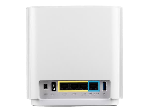 ASUS ZenWiFi AX (XT8) V2 - Wifi-system - (2 routrar) - upp till 5500 kvadratfot - mesh 1GbE, 2.5GbE - Wi-Fi 6 - Trippelband