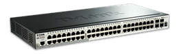 D-LINK 52-Port Gigabit Stack Smart Man. Switch including 4 10G SFP+