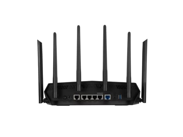 ASUS TUF Gaming AX6000 - Trådløs ruter 4-portssvitsj - 1GbE, 2.5GbE - Wi-Fi 6 - Dobbeltbånd