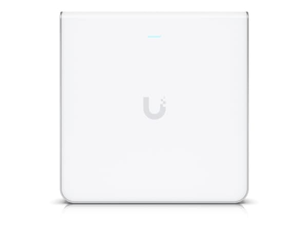 Ubiquiti UniFi U6 Enterprise - Trådløst tilgangspunkt - 4 porter - Wi-Fi 6 - Wi-Fi 6E - 2.4 GHz, 5 GHz, 6 GHz - i veggen Hvit