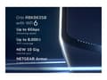 Miniatyrbild 3 av 5: NETGEAR Orbi RBK863SB - Wifi-system - (router, 2 förstärkare) - upp till 6750 kvadratfot - mesh 10GbE - Wi-Fi 6 - Trippelband