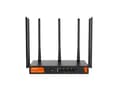 Miniatyrbilde 1 av 5: Tenda W30E AX3000, Dobbelbånd (2.4 GHz / 5 GHz), Ethernet/bredbåndsforbindelse, Sort, Frittstående router