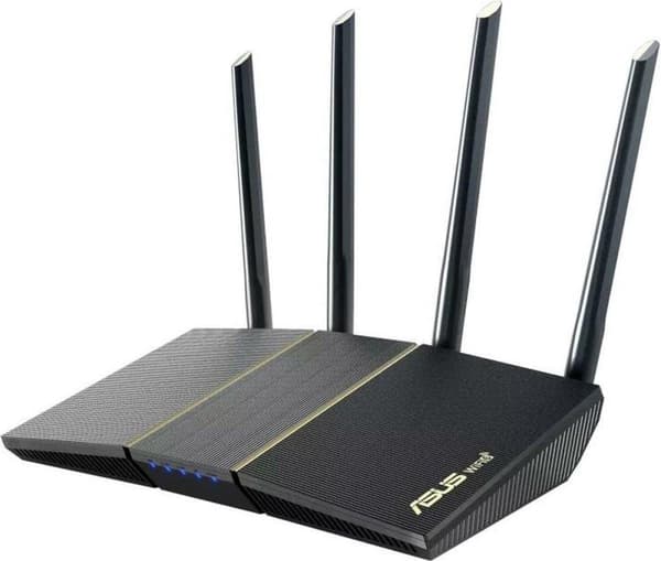 ASUS RT-AX57 trådlös router Gigabit Ethernet Dual-band (2,4 GHz / 5 GHz) Svart