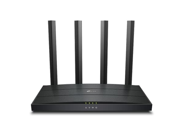 TP-Link Archer AX12, Wi-Fi 6 (802.11ax), Dual-band (2,4 GHz / 5 GHz), Nätverksansluten (Ethernet), Svart, Bordsrouter