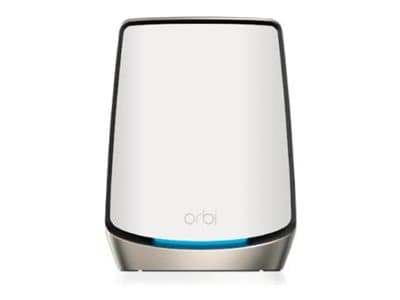 NETGEAR Orbi 860 Series RBR860S - Wi-Fi-system - (ruter) - inntil 2700 kvadratfot - maske 10GbE - Wi-Fi 6 - Trippelbånd Hvit