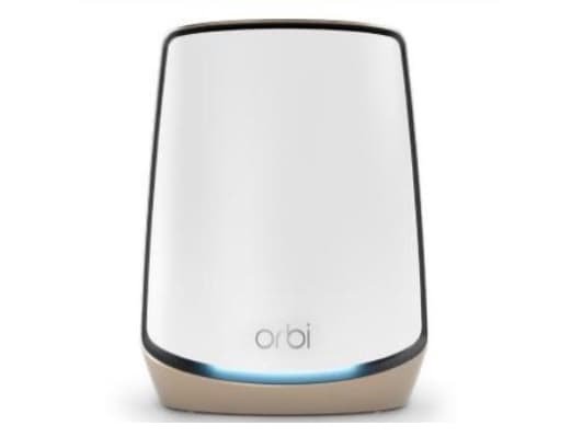 NETGEAR Orbi 860 AX6000 WiFi Satellite, Valkoinen, Sisäinen, Verkkosatelliitti, 180 m², Kolmikaista (2,4 GHz/5 GHz/5 GHz), Wi-Fi 6 (802.11ax)