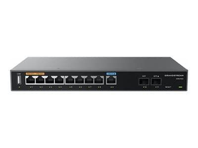 Grandstream GWN7003 - Ruter 11-port switch - 1GbE, 2.5GbE - rackmonterbar, veggmonterbar Sort