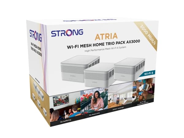 Strong ATRIA - Wi-Fi-system - (3 rutere) - maske -