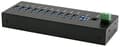 Miniatyrbillede 1 af 11: EXSYS GmbH 10-Port USB 3.2 Gen 1 Metal HUB, 15KV ESD-beskyttelse (Tiveco) (EX-11230HMS)