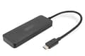 Miniatyrbild 1 av 6: DIGITUS MST Hub - videodistributör - USB-C - 3 x HDMI - stationär