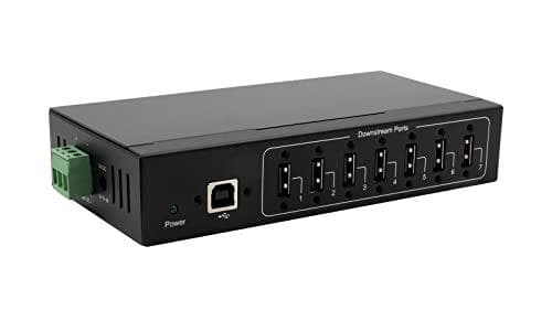 EXSYS GmbH 7 Port USB 2.0 Metal HUB, 15KV ESD-beskyttelse (Sunrich) (EX-11217HMVS)
