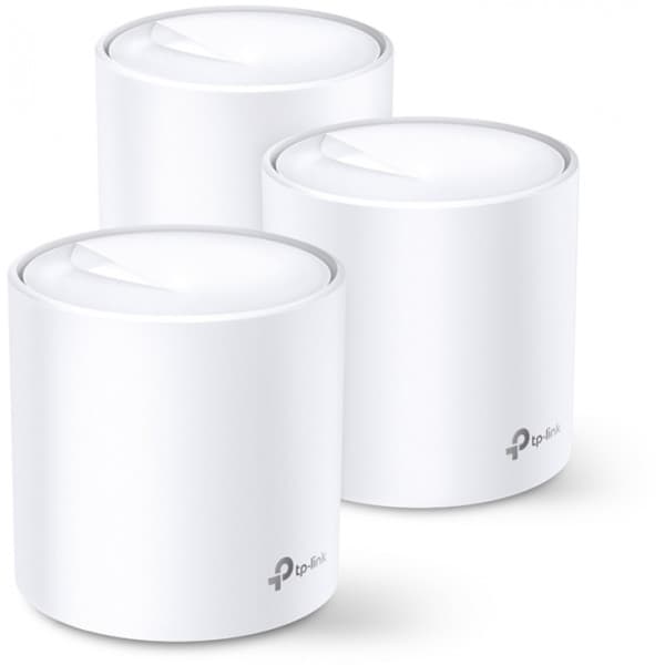 TP-LINK Deco X60 AX5400 WiFi 6 Mesh-system, 3-pakke