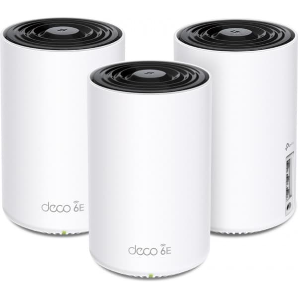 TP-LINK Deco XE75 Tri-Band WiFi 6E Mesh System, 3-pakke