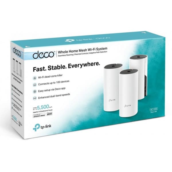 TP-LINK Deco M4 WiFi mesh-system, 3-pakke