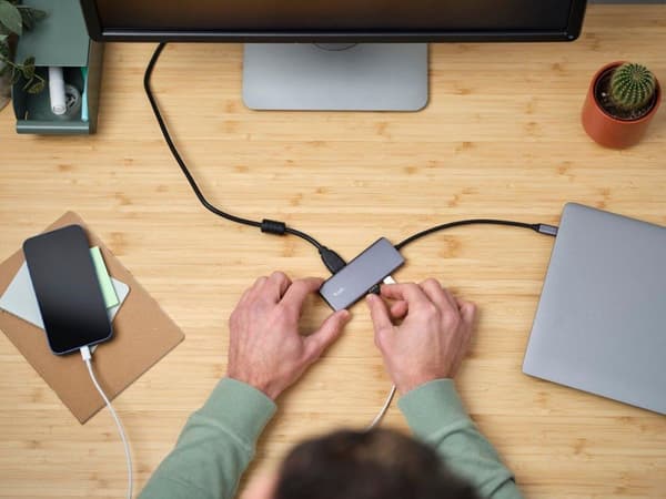 Trust Dalyx - dockingstation - til bærbar computer - USB-C - HDMI - GigE