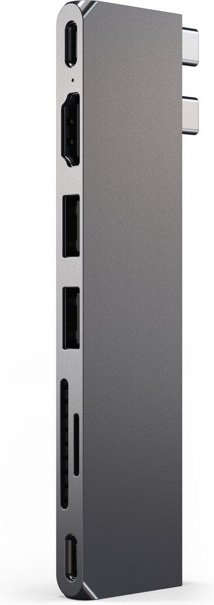 Satechi Type-C Pro Hub Slim space grey - Hub - Slim väska (ST-HUCPHSM)