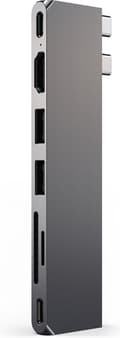 Miniatyrbild 1 av 7: Satechi Type-C Pro Hub Slim space grey - Hub - Slim väska (ST-HUCPHSM)