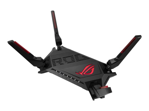 ASUS ROG Rapture GT-AX6000, Wi-Fi 6 (802.11ax), Kaksitaajuus (2,4 GHz/5 GHz), Ethernet LAN, Musta, Pöytäreititin