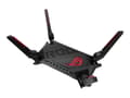 Pikkukuva 3 / 5: ASUS ROG Rapture GT-AX6000, Wi-Fi 6 (802.11ax), Kaksitaajuus (2,4 GHz/5 GHz), Ethernet LAN, Musta, Pöytäreititin