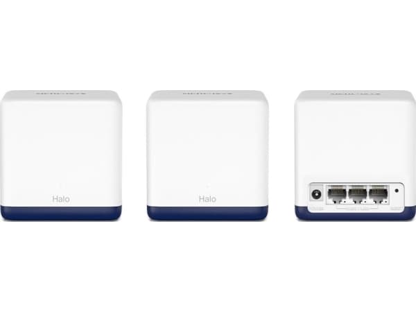 Mercusys Halo H50G (3-pack), Hvit, Innvendig lys, Mesh system, 550 m², Dobbelbånd (2.4 GHz / 5 GHz), Wi-Fi 5 (802.11ac)
