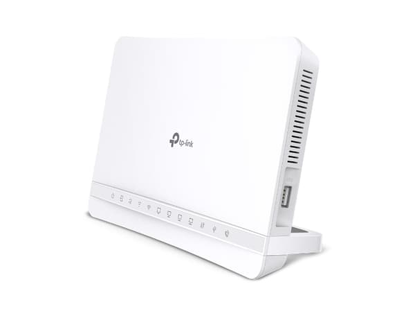 TP-Link Wi-Fi 6 Internet Box 4, Wi-Fi 6 (802.11ax), Kaksitaajuus (2,4 GHz/5 GHz), Ethernet LAN, ADSL, Valkoinen, Pöytäreititin