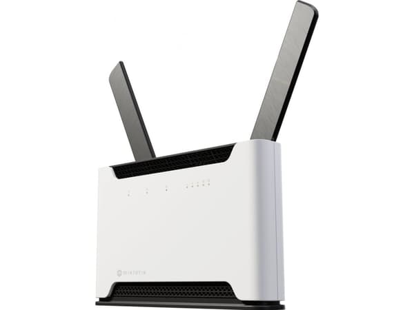 Mikrotik Chateau LTE18 ax, Wi-Fi 6 (802.11ax), Kaksitaajuus (2,4 GHz/5 GHz), Ethernet LAN, 4G, Valkoinen, Pöytäreititin