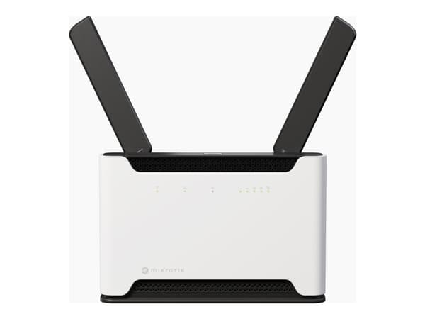 MikroTik Chateau LTE18 - Trådløs ruter 5-port svitsj - 1GbE, 2.5GbE - Wi-Fi 5, Wi-Fi 6 - Dobbeltbånd Hvit