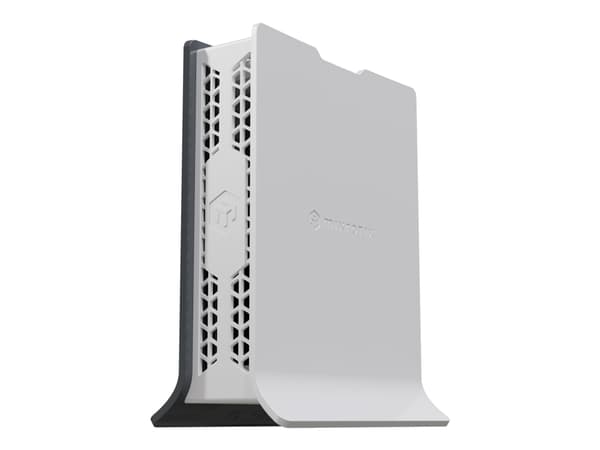 MikroTik hAP ax lite - Trådløs ruter - WWAN 3-portssvitsj - 1GbE 2,4 GHz - 3G, 4G Grå, Hvit