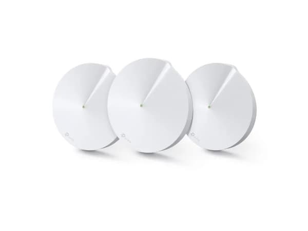 TP-Link DECO M5 - Wi-Fi-system - inntil 4500 kvadratfot - maske 1GbE - Wi-Fi 5 - Dobbeltbånd (en pakke 3)