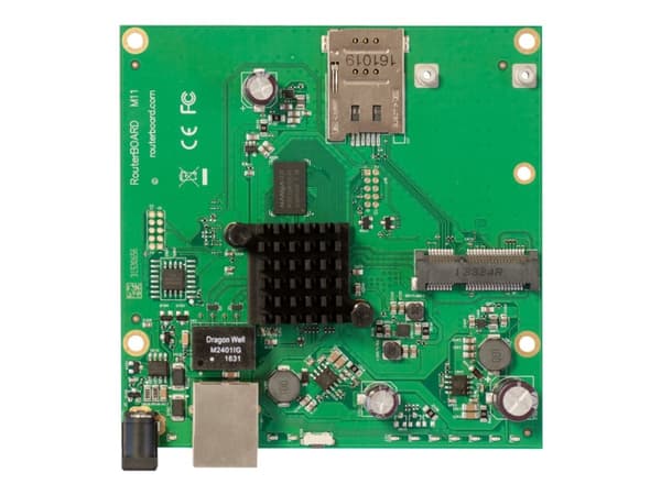 MikroTik RouterBOARD RBM11G - Trådløs ruter 1GbE - intern - for RouterBoard CA411-711; MikroTik 18, 24, R11; MikroTik RouterBOARD R11, RBLtAP-2HnDR11
