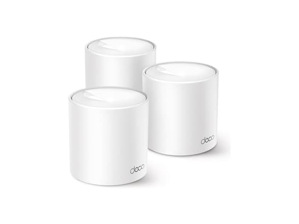TP-Link Deco X10, Vit, Intern, Mesh-router, 190 m², Dual-band (2,4 GHz / 5 GHz), Wi-Fi 6 (802.11ax)