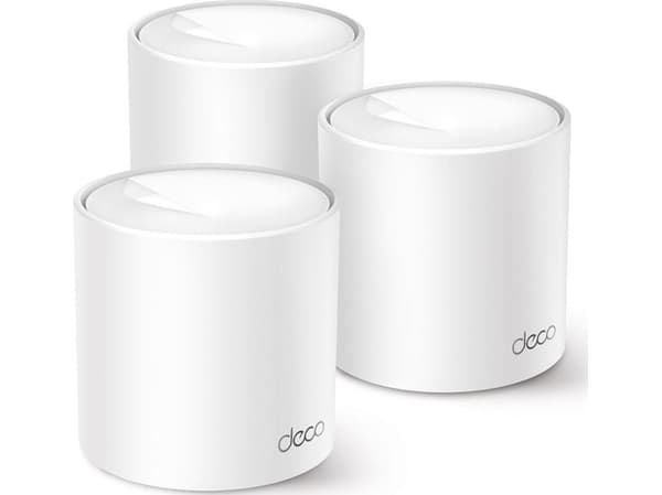 TP-Link Deco X10, Vit, Intern, Mesh-router, 190 m², Dual-band (2,4 GHz / 5 GHz), Wi-Fi 6 (802.11ax)