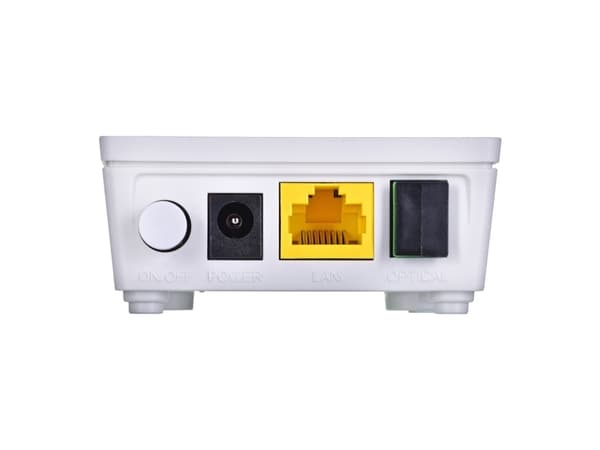 Huawei EG8010HV6, Optisk nettverksterminal (ONT), Hvit, 10,100,1000 Mbit/s, 10/100/1000Base-T(X), 100 - 240 V, 11 - 14 V