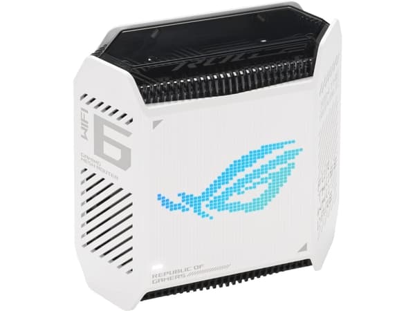 ASUS ROG Rapture GT6 - Wifi-system - (router) - upp till 270 kvadratmeter - mesh 1GbE, 2.5GbE - Wi-Fi 6 - Dubbelband