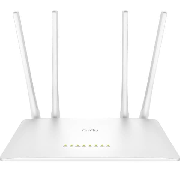 CUDY Wi-Fi Router WR1300 AC1200 Gigabit Mesh Hvit