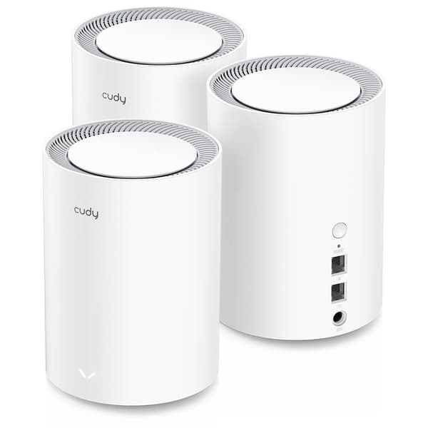 CUDY Mesh Solution M1800 3-pack AX1800 Gigabit Wi-Fi 6 2.5G