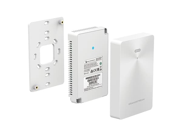 Grandstream GWN7661 - Trådløst tilgangspunkt - innendørs - Wi-Fi 6 - 2.4 GHz, 5 GHz - i veggen