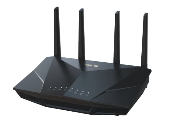 ASUS RT-AX5400 - Trådløs ruter 4-portssvitsj - 1GbE - Wi-Fi 6 - Dobbeltbånd