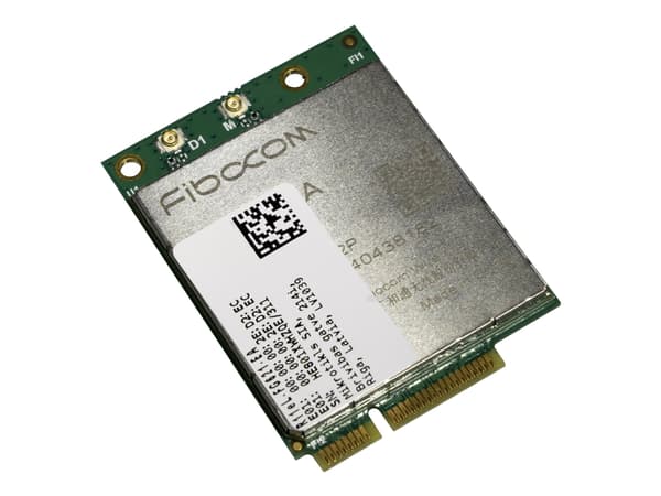 MikroTik R11eL-FG621-EA - Trådløs mobilmodem - 4G LTE - PCIe Mini Card - 300 Mbps Grønn
