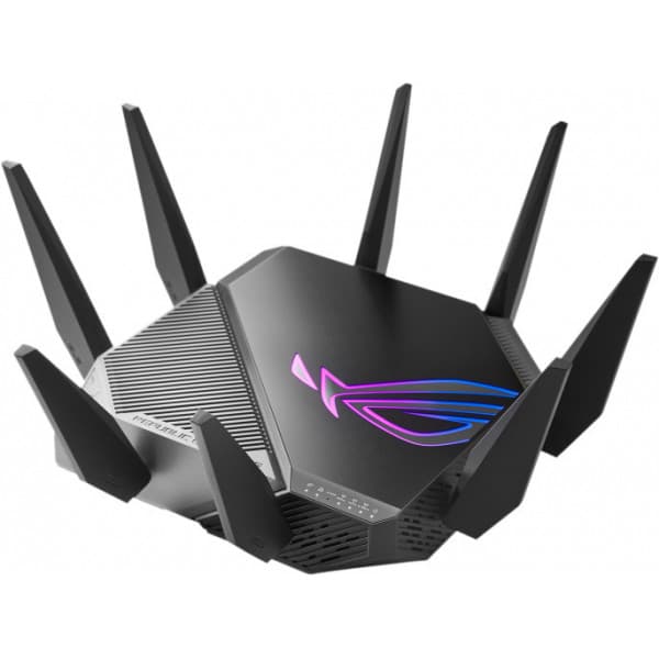 Asus ROG GT-AXE11000 Tri-band -WiFi6E -router Svart