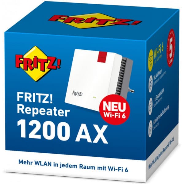 AVM FRITZ!Repeater 1200 AX Mesh - WiFi-förstärkare