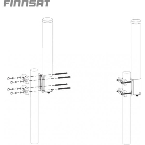 Finnsat FS3500 MiMo 5G/4G/3Gpælestikantenne